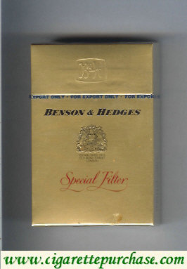 Benson Hedges Special Filter cigarettes south africa